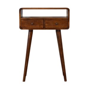 Mango Wood Mini Chestnut Console Table