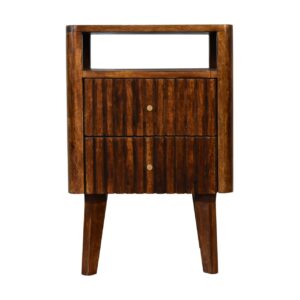 Solid Mango Wood Reeve Bedside