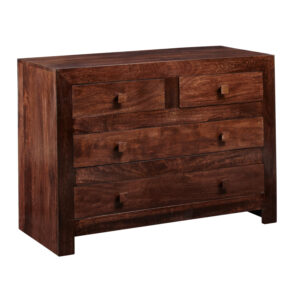 Toko Dark Mango 4 Drawer Dressing Chest