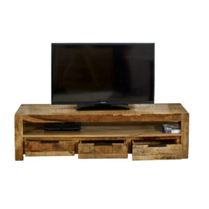 Surrey Solid Wood Large Tvc With 3 Drawers