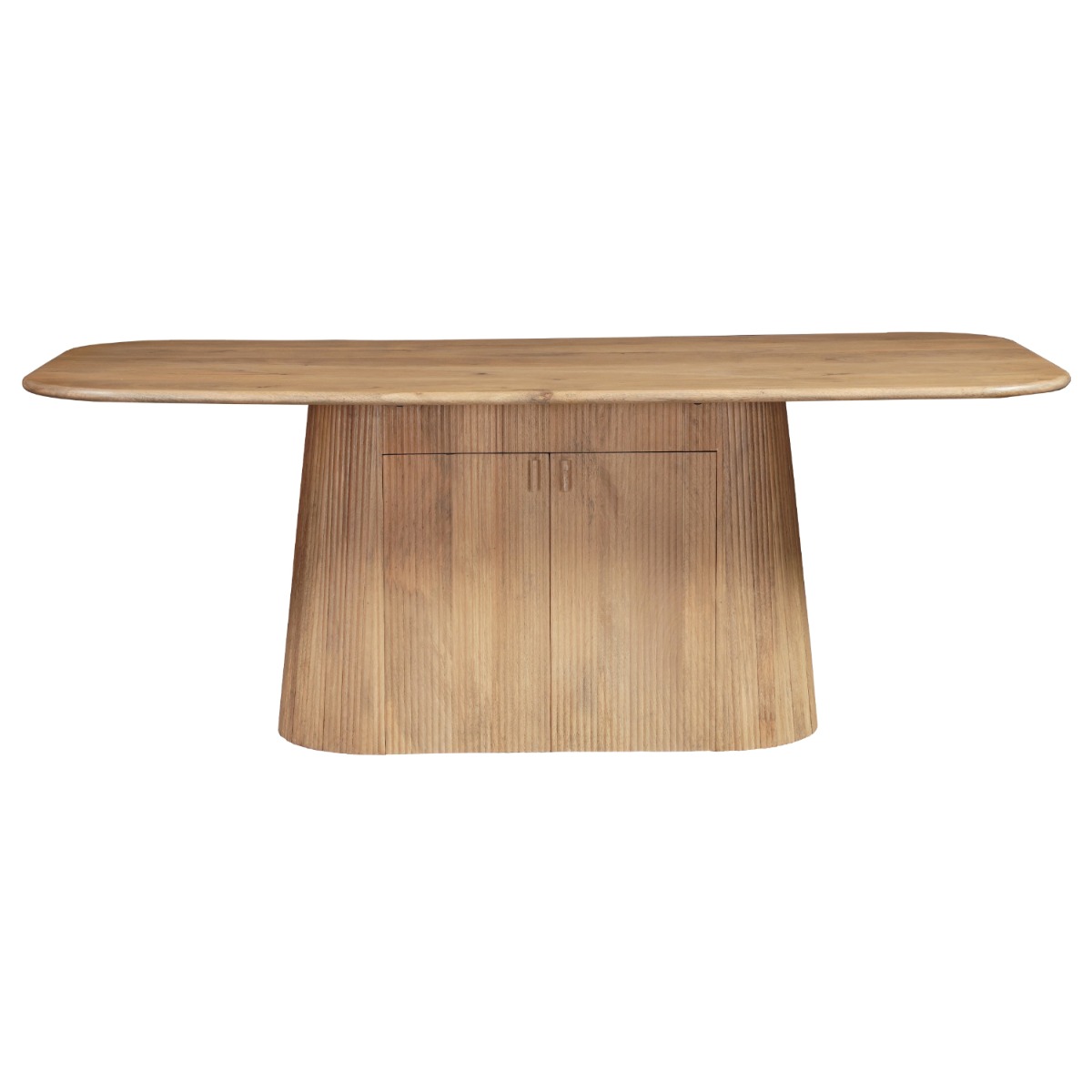 Austin Solid Wood 175cm Dining Table with Storage Sideboard