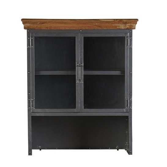 Metropolis Industrial Sideboard And Hutch Set - Image 3
