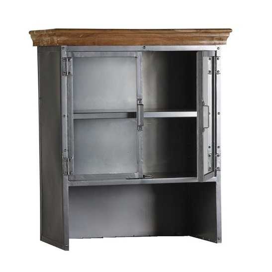 Metropolis Industrial Sideboard And Hutch Set - Image 6
