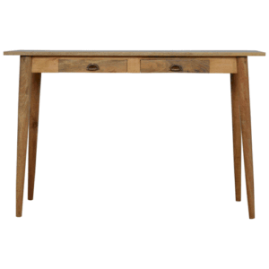 Mango Wood 2 Drawer Nordic Writing Desk