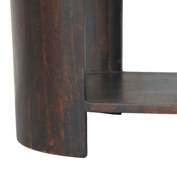 Solid Mango Wood Valencia Leather Shoe Bench - Image 7