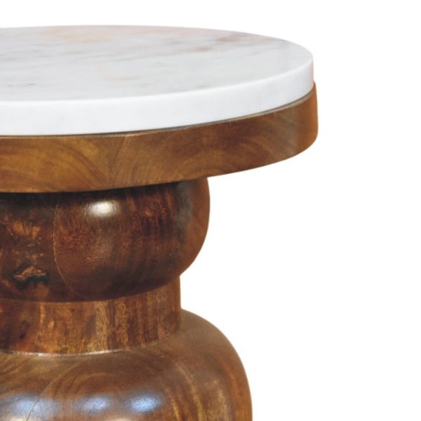 Marble Top Bulla Side Table - Image 3