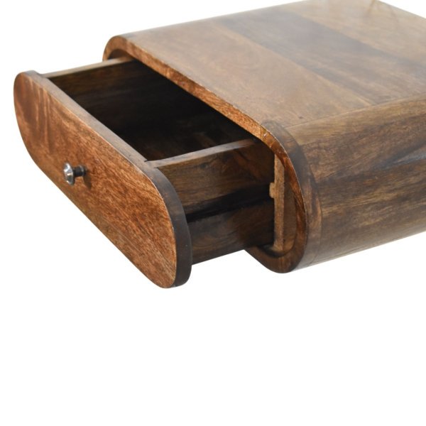 Rounded Wall-Mounted Bedside in Classic Grey - Image 6