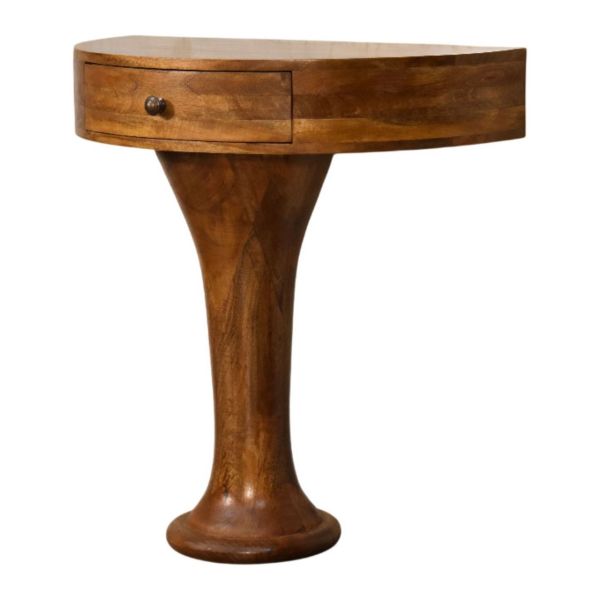 Amber Pedestal Console Table - Image 2