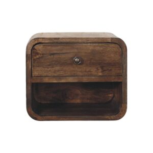 Rounded One-Drawer Nightstand