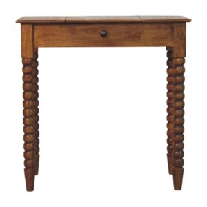 Amber Oak Spindle Dressing Table