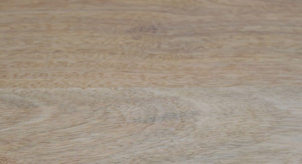 Solid Mango Wood Checked Tweed Upholstered Bench - Image 10