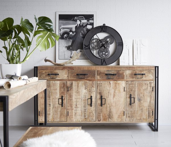 Cosmo Industrial Extra Large Sideboard - Image 4