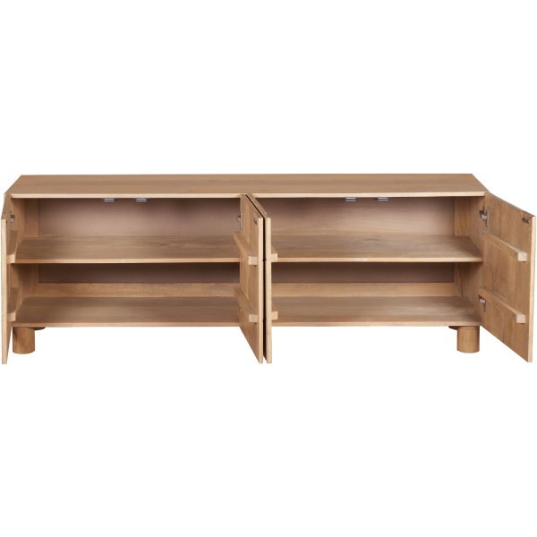 Austin Solid Wood Large Low Board Tv Cabinet - Image 4