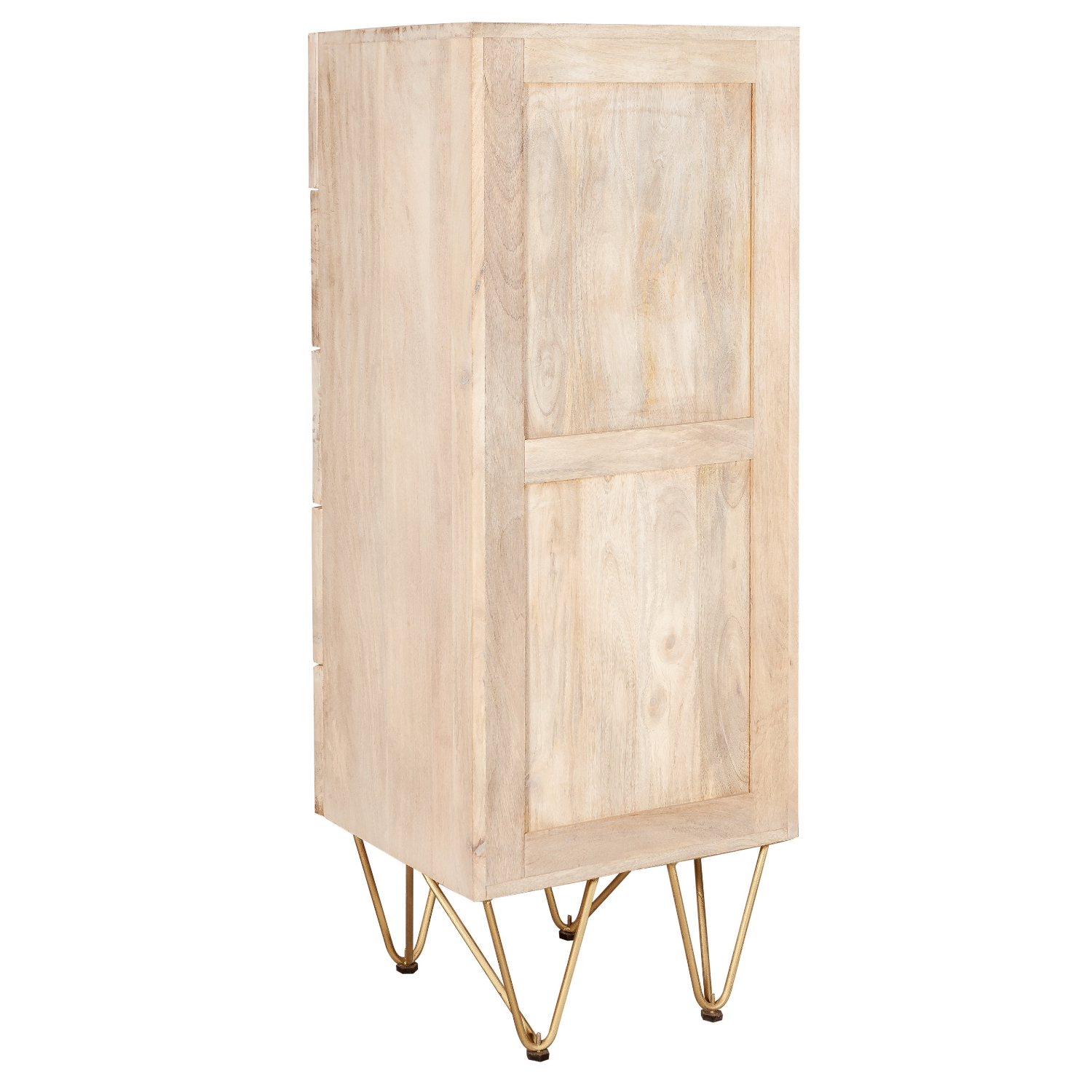 Light Gold Tall Chest of Drawers - Image 4