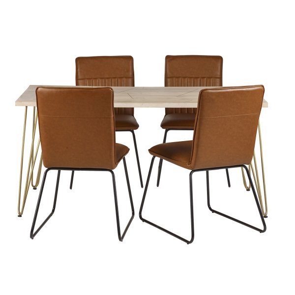 Light Gold Dining Table - Image 2