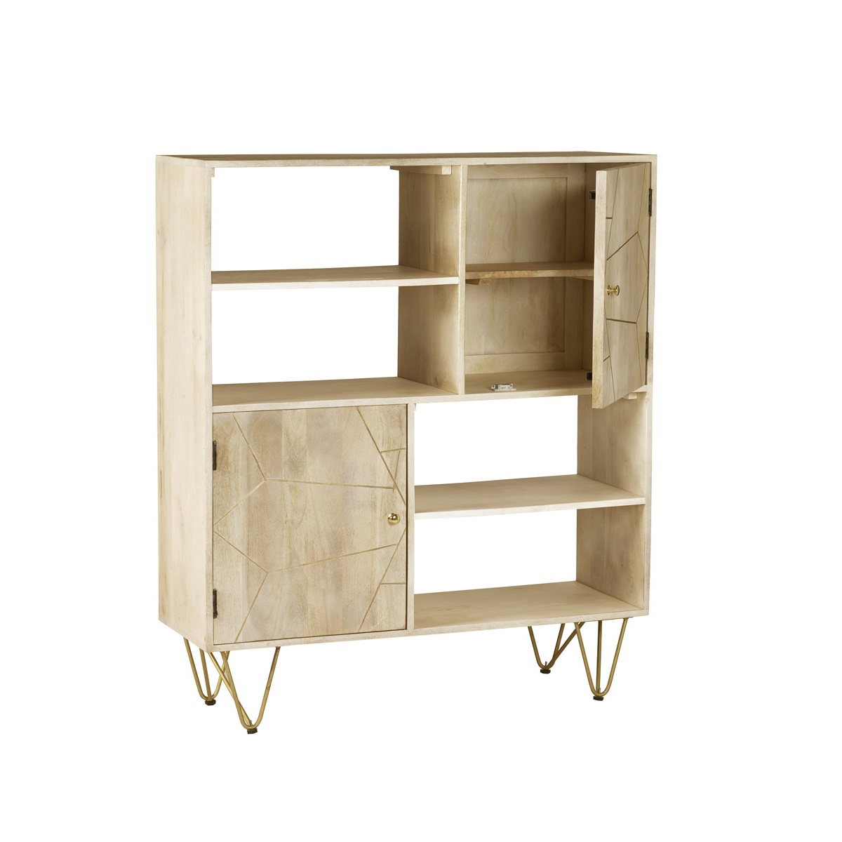 Light Gold Display Cabinet - Image 2