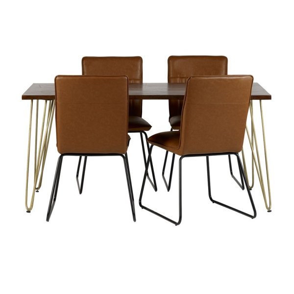 Dark Gold Dining Table - Image 3