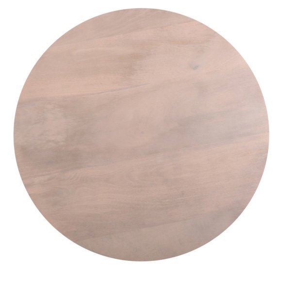 Valencia Cane & Mango Wood Round Coffee Table - Image 3