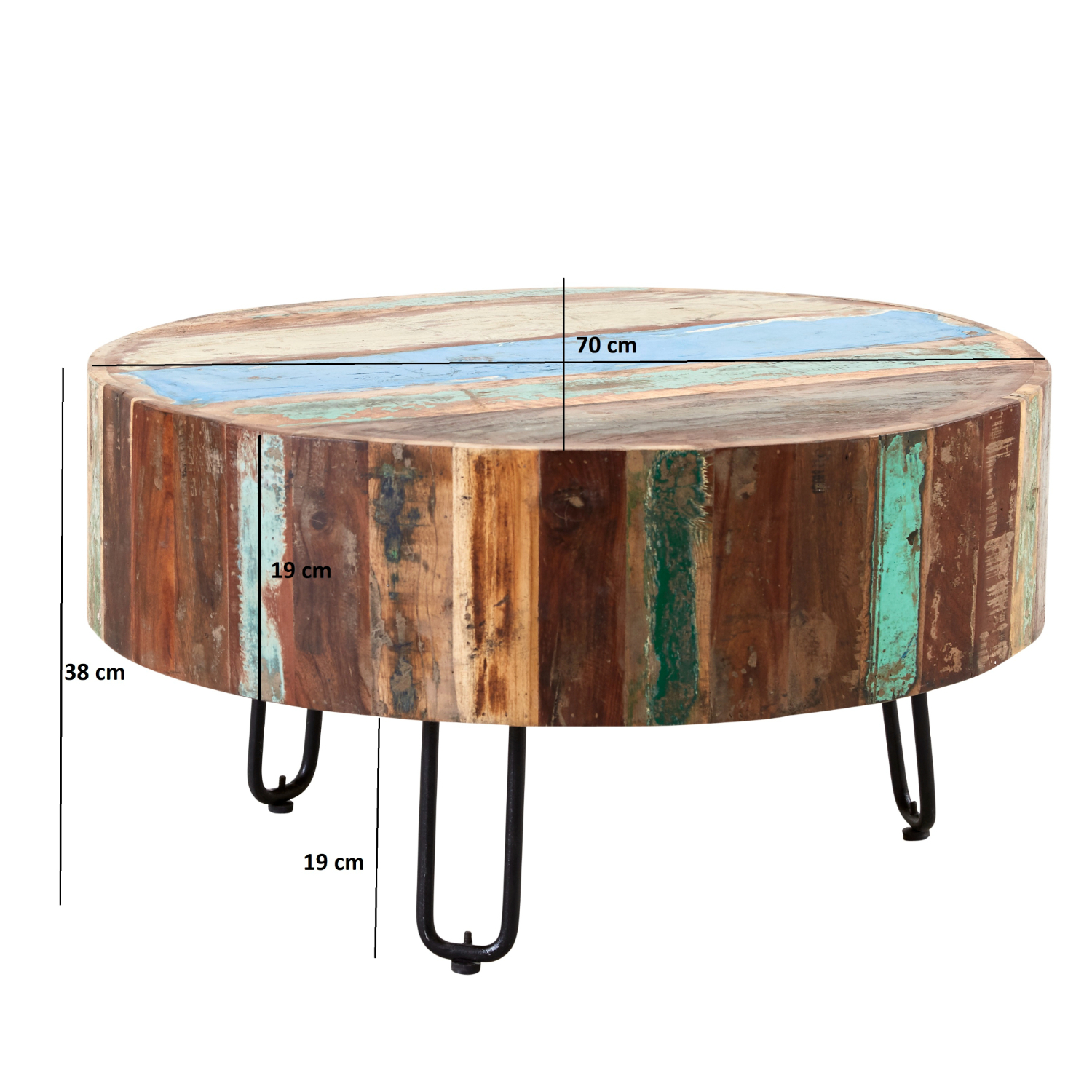 Coastal Drum Coffee Table - Image 3