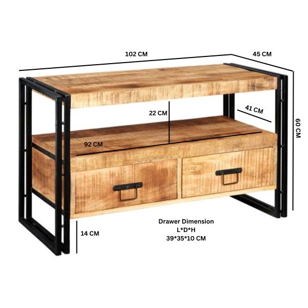Cosmo Industrial TV Stand - Image 4