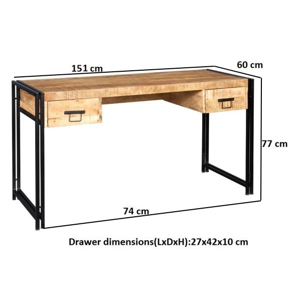 Cosmo Industrial Desk - Image 3