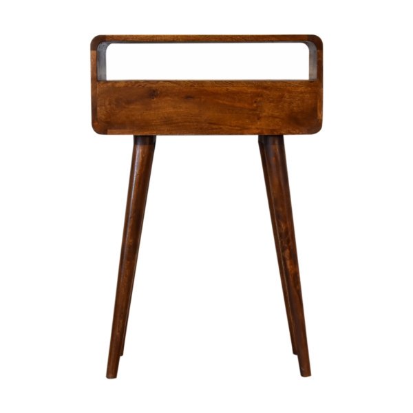 Solid Mango Wood Mini Chestnut Console Table - Image 10