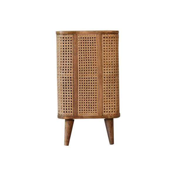 Solid Mango Wood Larissa Open Double Cabinet - Image 8