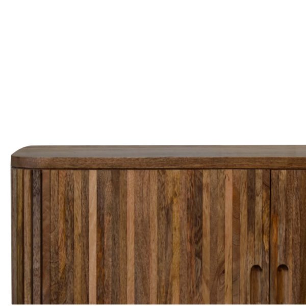 Solid Mango Wood Mokka Sideboard - Image 4
