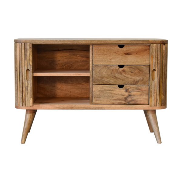Solid Mango Wood Mokka Sideboard - Image 7