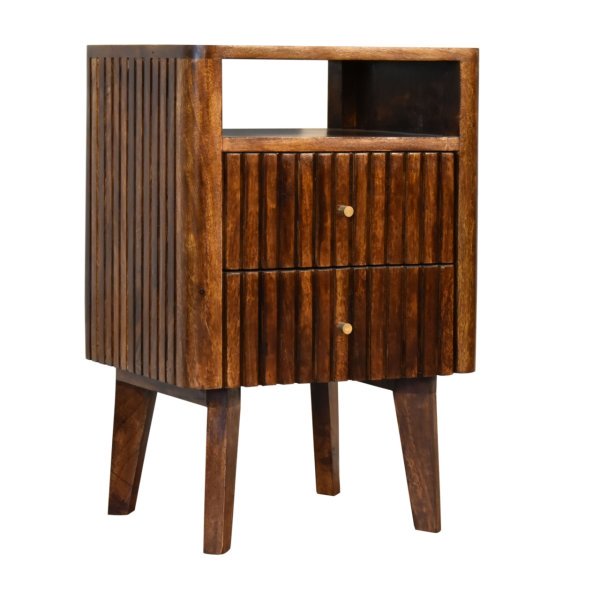 Solid Mango Wood Reeve Bedside - Image 2