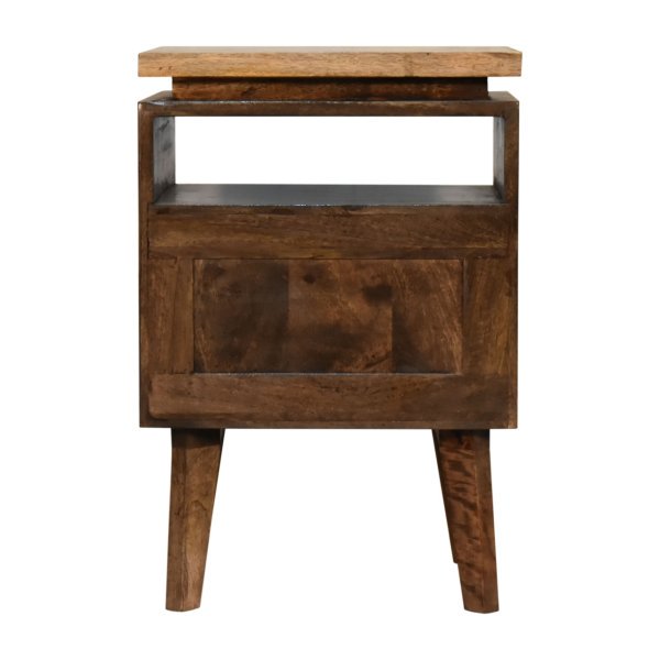 Solid Mango Wood Platform Bedside - Image 10