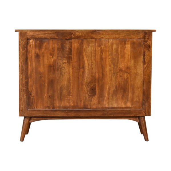 Solid Mango Wood Chestnut Finished 8 Drawer Chest of Drawers - Image 9