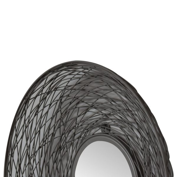 Solid Mango Wood Round Nested Mirror - Image 4