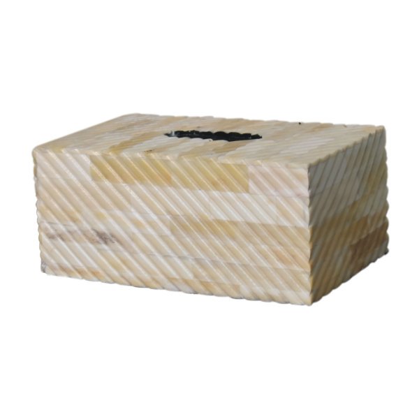 Solid Mango Wood Bone Inlay Tissue Box - Image 3