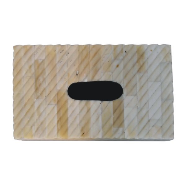 Solid Mango Wood Bone Inlay Tissue Box - Image 7