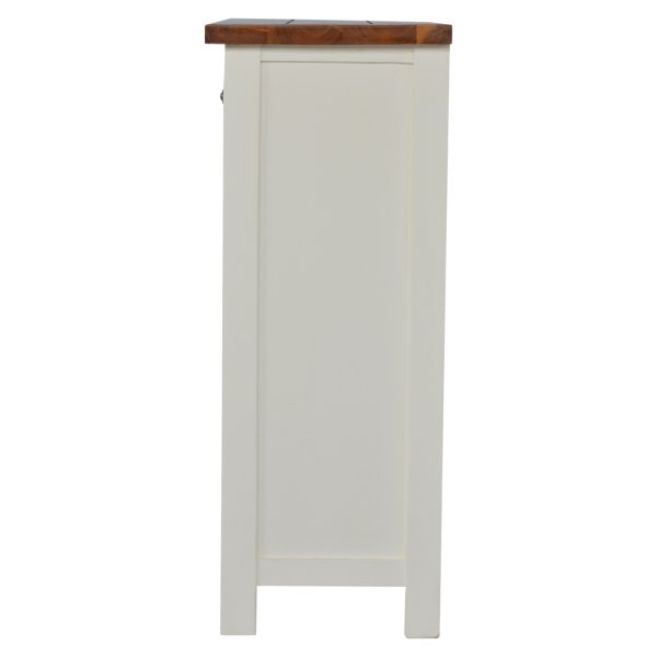 Solid Acacia Wood Honey Finished & 2 Tone 3 Drawers 2 Cupboard Kitchen Unit - Image 7