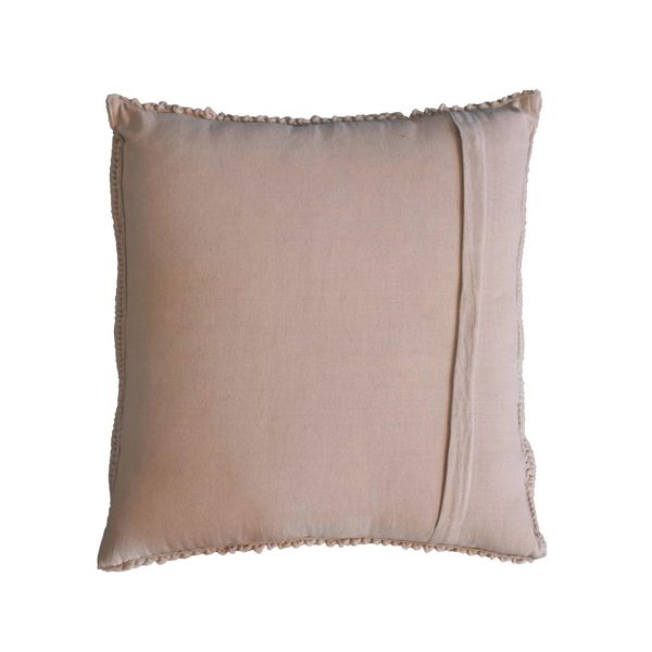 Solid Mango Wood Set of 2 Cream Lira Cushions - Image 7