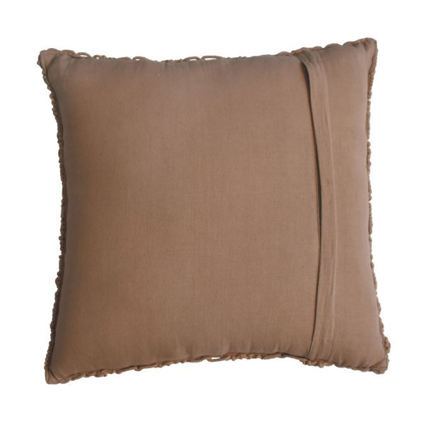 Solid Mango Wood Set of 2 Coffee Coloured Nola Cushions - Image 7