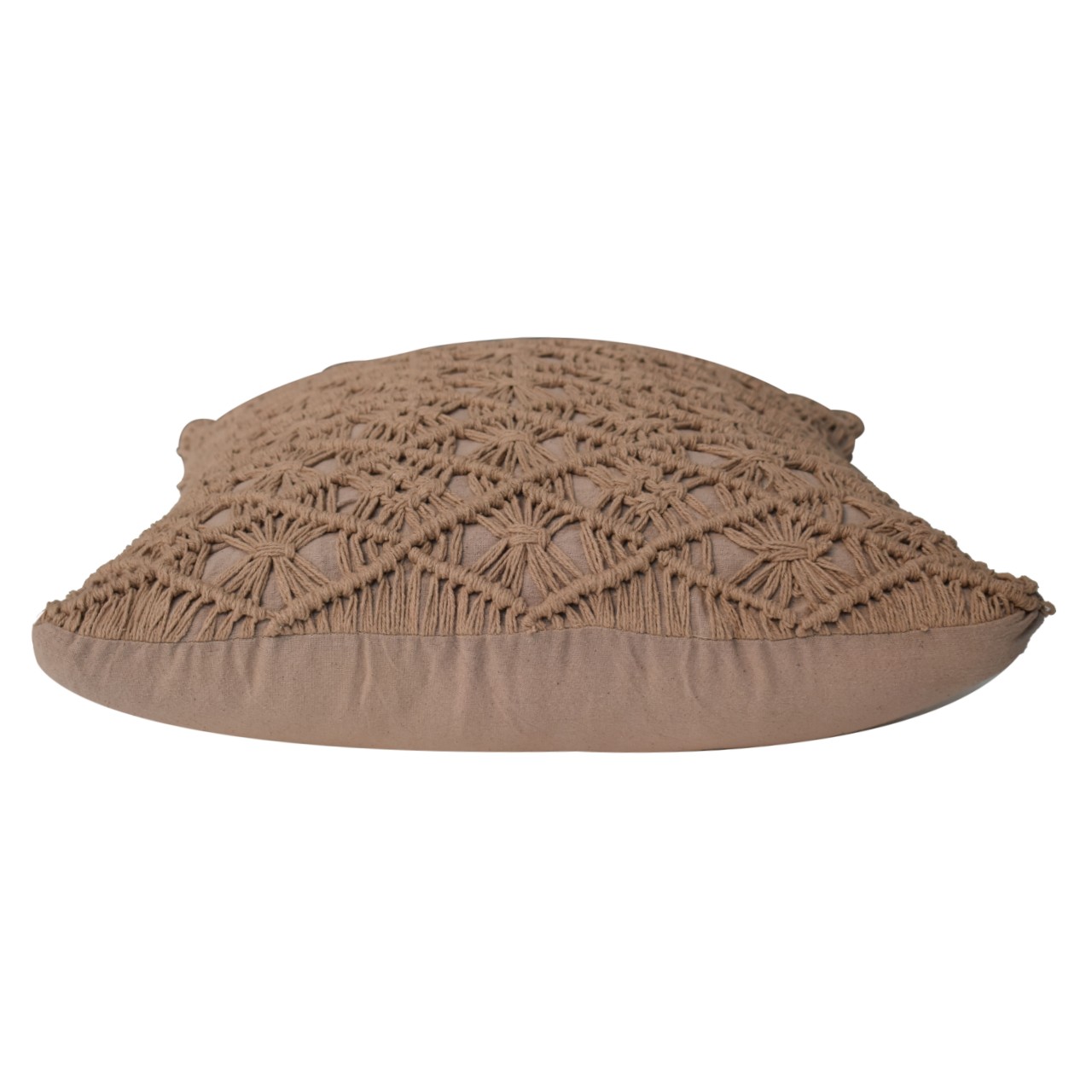 Solid Mango Wood Set of 2 Coffee Maura Cushions - Image 6