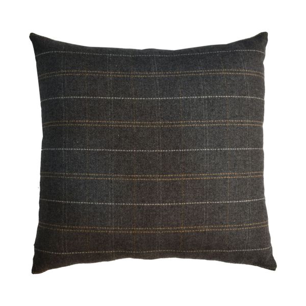 Solid Mango Wood 2 Quinn Pewter Cushions - Image 3