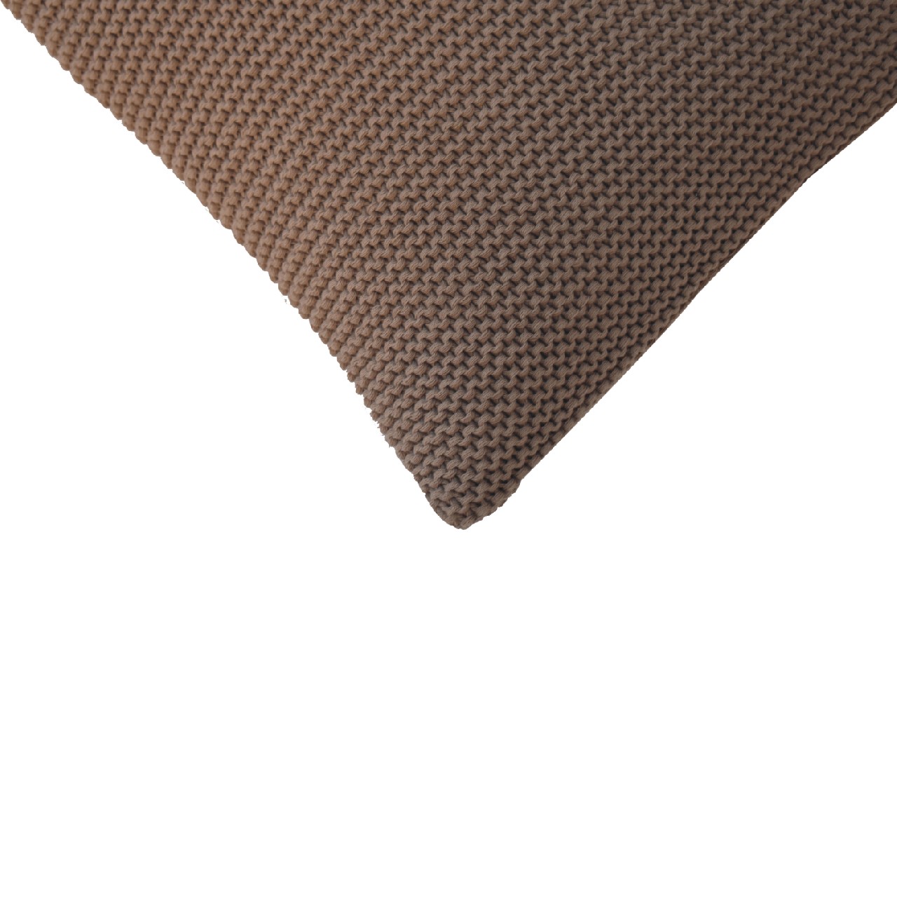 Solid Mango Wood Brown Cotton Cushion Set of 2 - Image 5