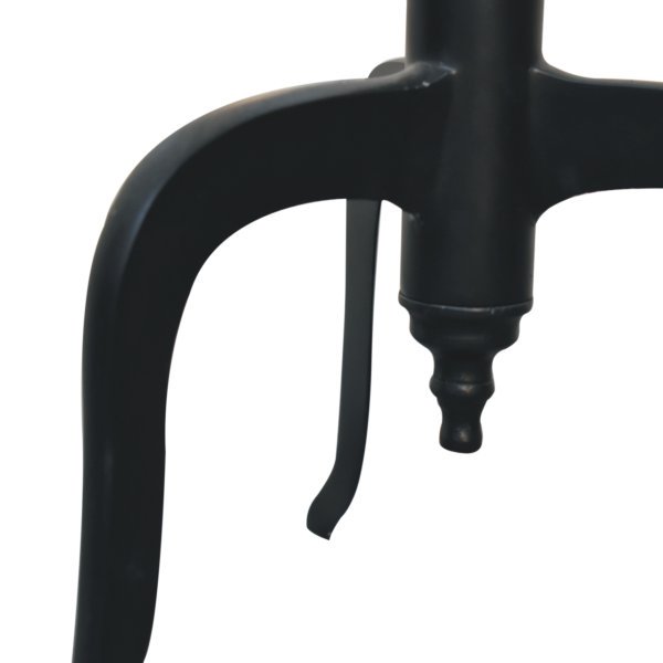 Solid Mango Wood Black Metal/Alloy Coat Stand - Image 4