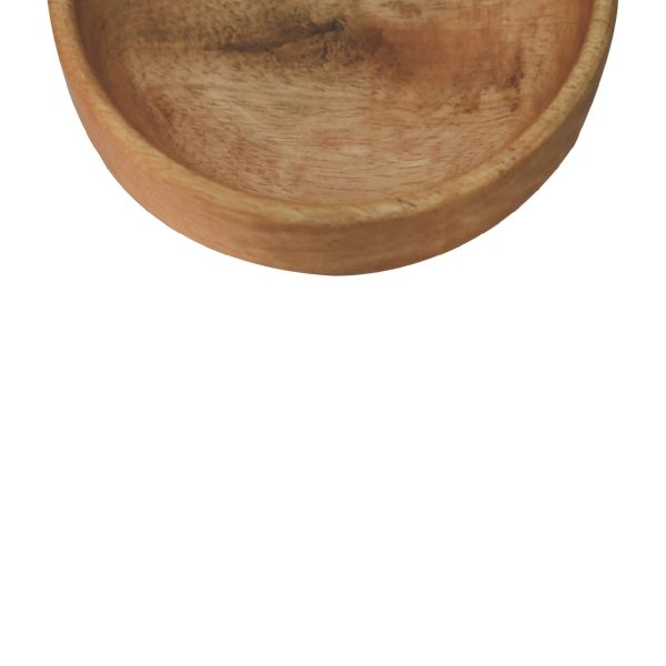 Solid Mango Wood Solid Wood Fruit Bowl Set of 3 - Image 9