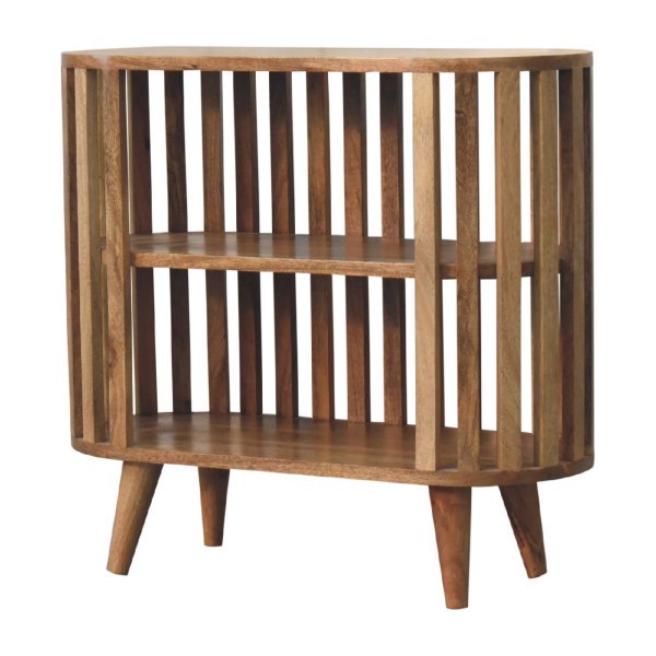 Solid Mango Wood Oak Finished Ariella Cabinet - Image 2