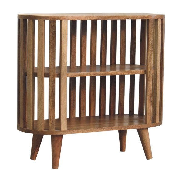 Solid Mango Wood Oak Finished Ariella Cabinet - Image 3