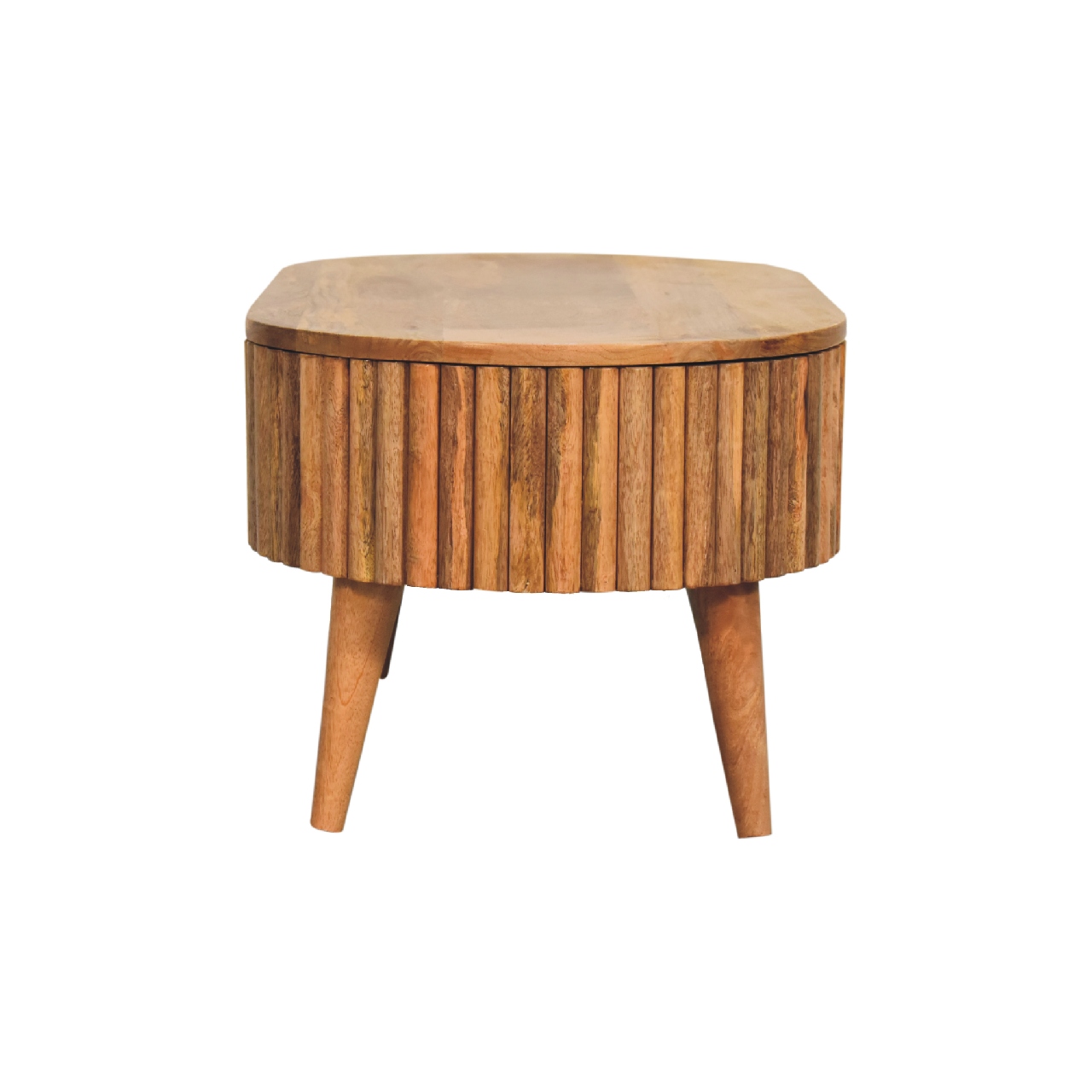 Solid Mango Wood Oak Finished Mokka Coffee Table - Image 8