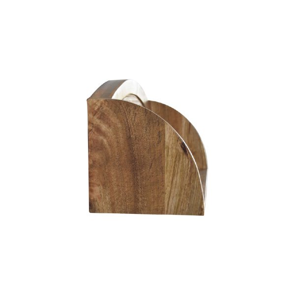 Solid Mango Wood Oak & Rattan Finished Larissa Open Wall Mounted Shelf - Image 4