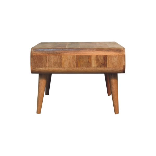Solid Mango Wood Oak Finished 4 Drawer Sonata Coffee Table - Image 8