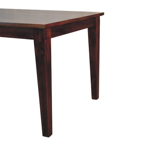Solid Mango Wood Chestnut Finished 150cm Dining Table - Image 6