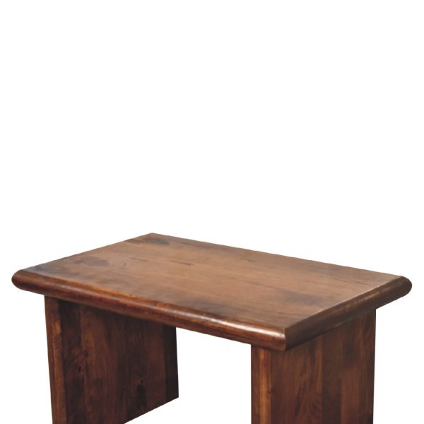 Solid Mango Wood Chestnut Finished Rio Coffee Table - Image 4
